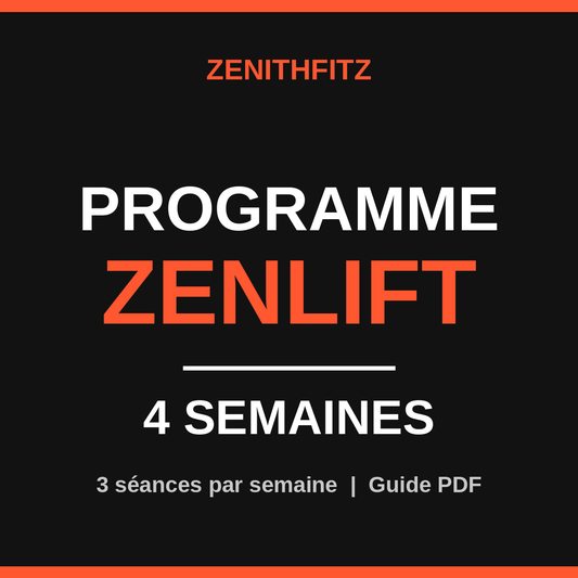 Programme ZenLift 4 semaines (PDF)